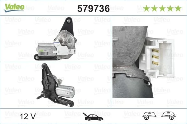 Motor do Limpa-parabrisas VALEO 579736