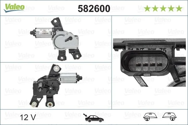 Wiper Motor VALEO 582600