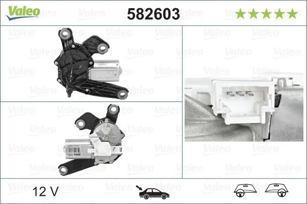 Motor do Limpa-parabrisas VALEO 582603