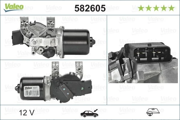 Motor do Limpa-parabrisas VALEO 582605