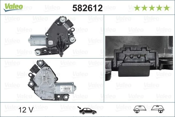 Motor do Limpa-parabrisas VALEO 582612