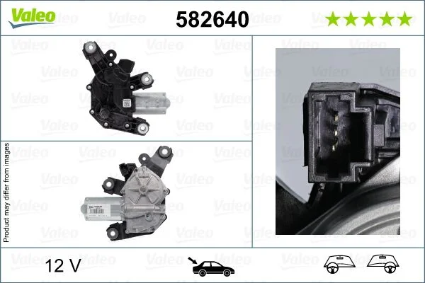 Motor do Limpa-parabrisas VALEO 582640