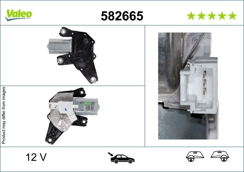 Motor do Limpa-parabrisas VALEO 582665