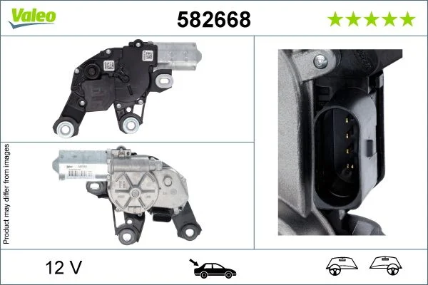 Motor do Limpa-parabrisas VALEO 582668