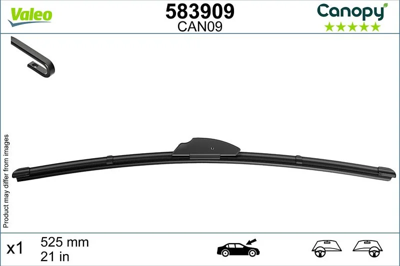 Escova limpa-parabrisas VALEO 583909