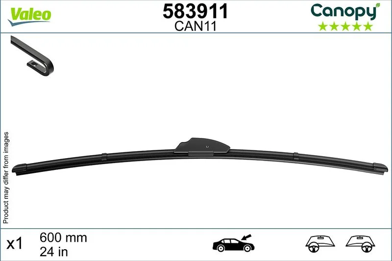 Escova limpa-parabrisas VALEO 583911