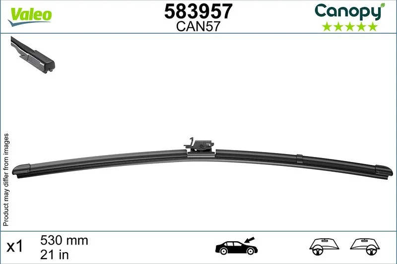 Escova limpa-parabrisas VALEO 583957