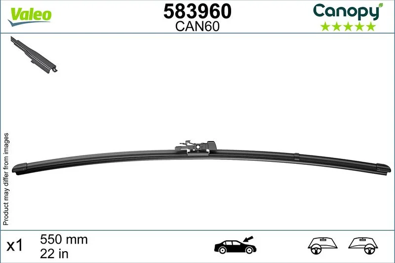 Wiper Blade VALEO 583960