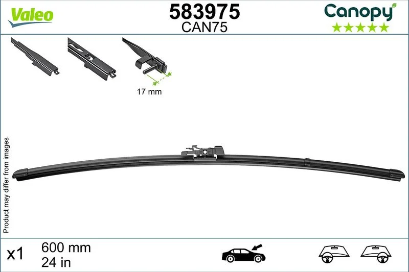 Wiper Blade VALEO 583975