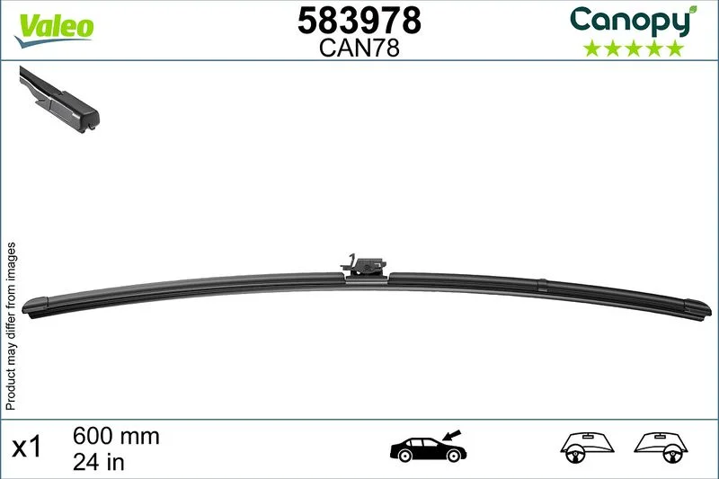 Escova limpa-parabrisas VALEO 583978