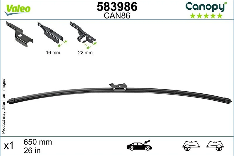Wiper Blade VALEO 583986