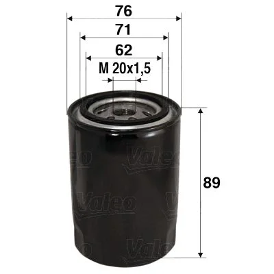 Filtro de Óleo VALEO 586000