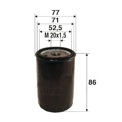 Filtro de Óleo VALEO 586002
