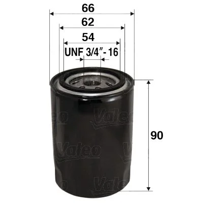 Filtro de Óleo VALEO 586049