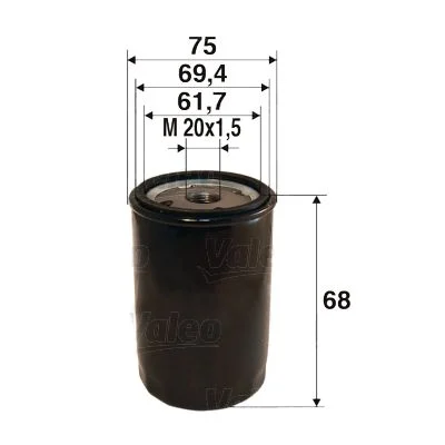 Filtro de Óleo VALEO 586051