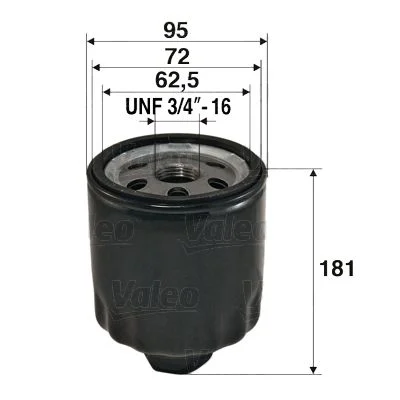Filtro de Óleo VALEO 586056