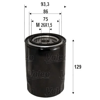 Filtro de Óleo VALEO 586076