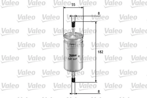 Filtro de Combustível VALEO 587027