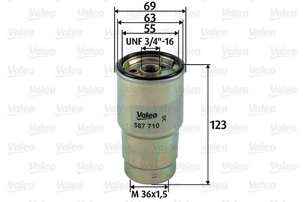 Filtro de Combustível VALEO 587710