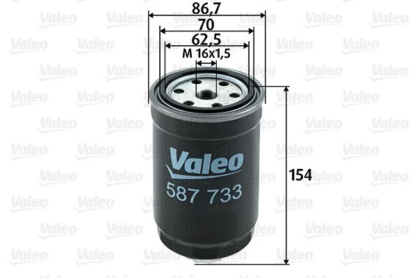 Filtro de Combustível VALEO 587733