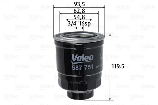 Filtro de Combustível VALEO 587751