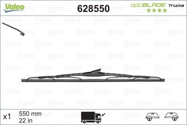 Escova limpa-parabrisas VALEO 628550