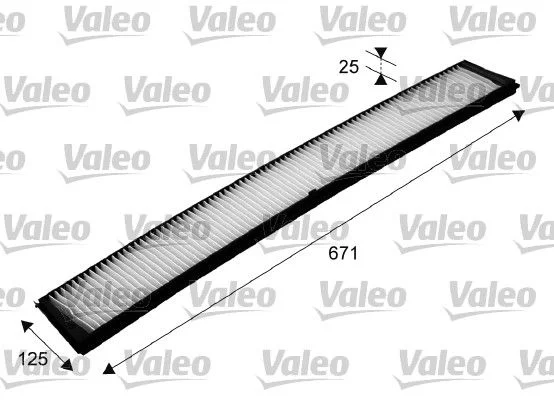 Filter, cabin air VALEO 698489