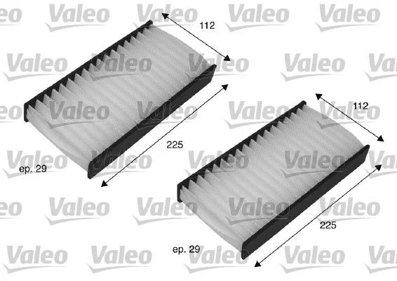 Filter, cabin air VALEO 698735
