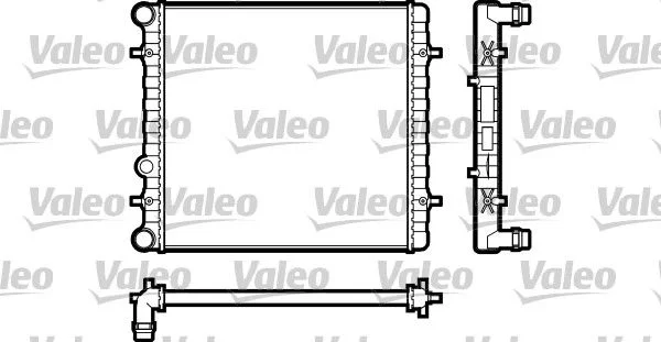 Radiador, arrefecimento do motor VALEO 731606