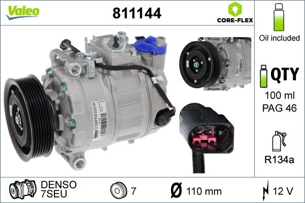 Compressor, ar condicionado VALEO 811144