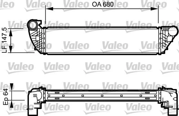 Intercooler VALEO 817828