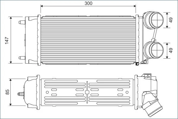Intercooler VALEO 817845