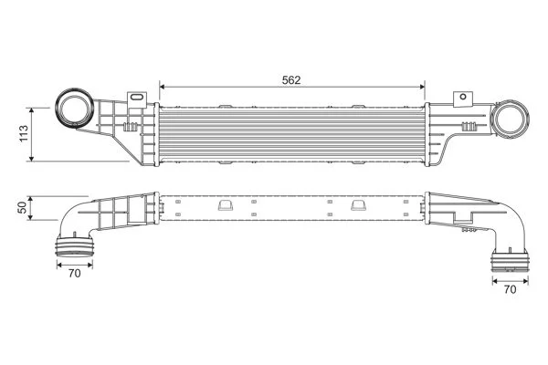 Intercooler VALEO 817907