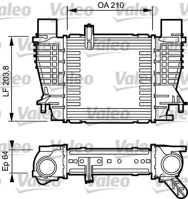 Intercooler VALEO 817999