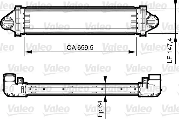 Intercooler VALEO 818240