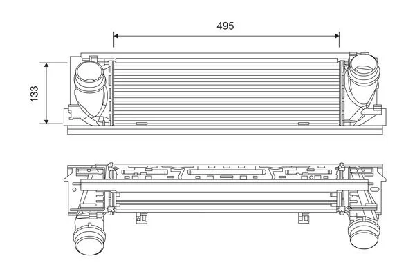 Intercooler VALEO 818261