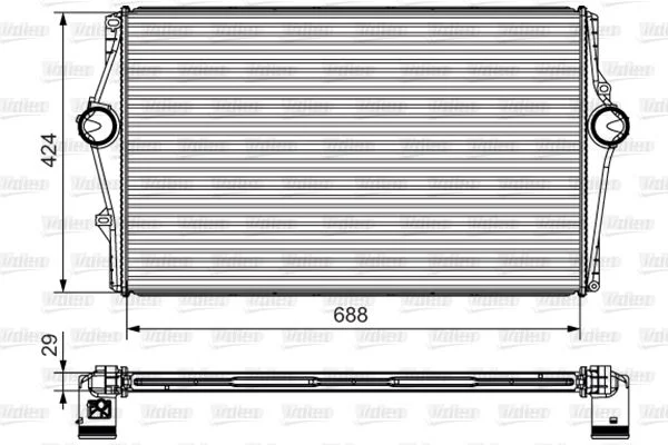 Intercooler VALEO 818283