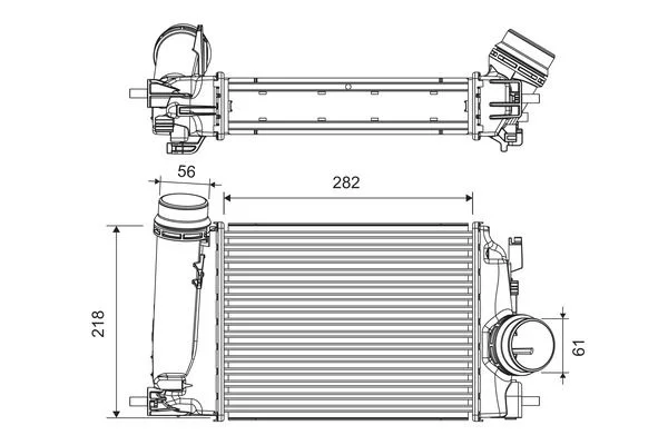 Intercooler VALEO 818293