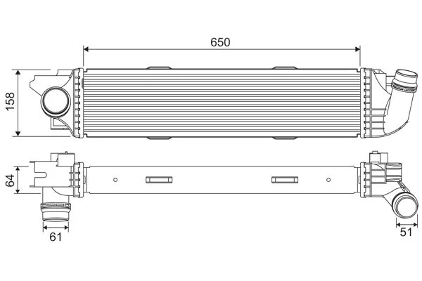 Intercooler VALEO 818299