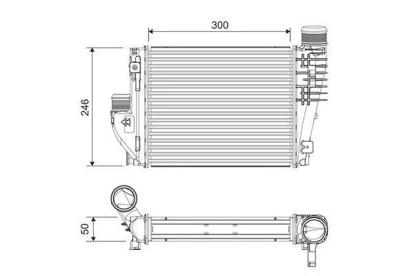 Intercooler VALEO 818304