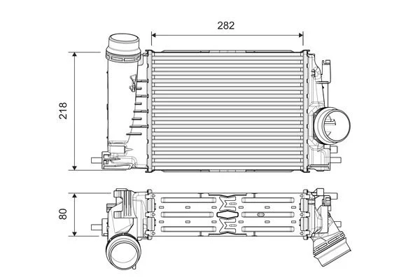 Intercooler VALEO 818316