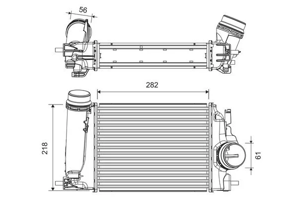 Intercooler VALEO 818317