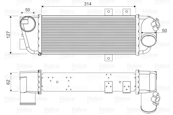 Intercooler VALEO 818333