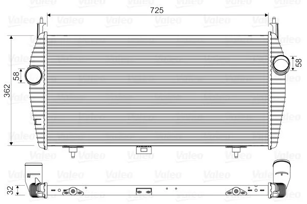 Intercooler VALEO 818335