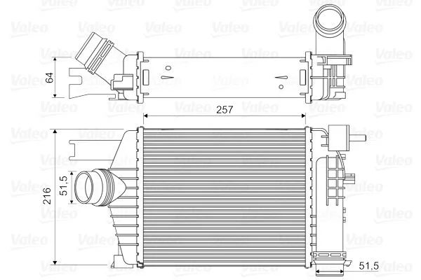Intercooler VALEO 818343