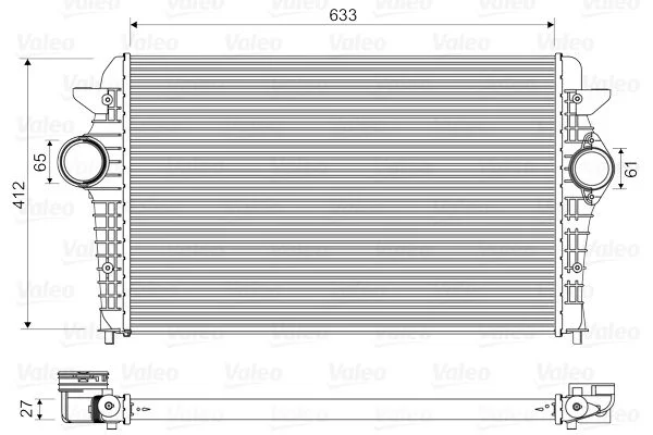Intercooler VALEO 818344