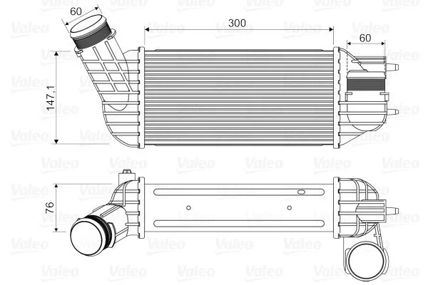 Intercooler VALEO 818345