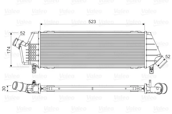 Intercooler VALEO 818354