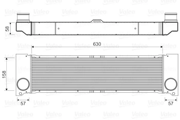 Intercooler VALEO 818356