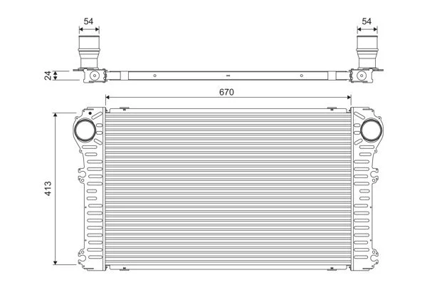Intercooler VALEO 818363